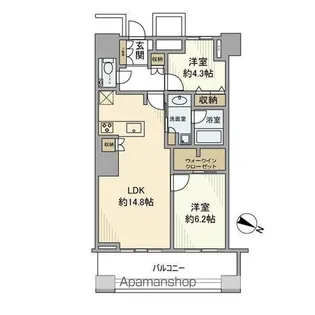 THE TOKYO TOWERS SEA TOWER【10階】の間取り