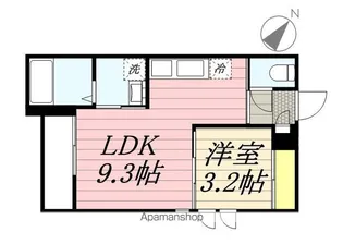 GRANDTIC M−2ND【101号室】の間取り