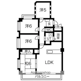 キャトルセゾン藤が丘 【2階】の間取り