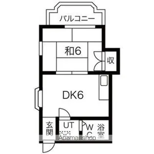 ポシェット東鷹【2階】の間取り