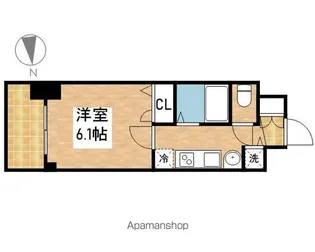 プレサンスSAKAEリバースタイル【3階】の間取り