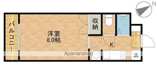 ライフ第3マンション細江【107号室】の間取り