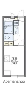 レオパレス高麓台【201号室】の間取り