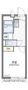 レオパレスアバンティ【1階】の間取り