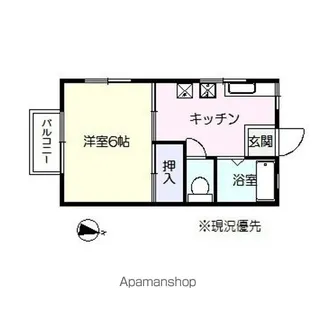 SKはうす【203号室】の間取り