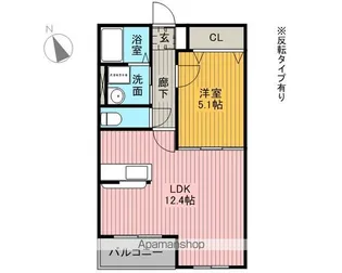 HEARTFUL VERANO【4階】の間取り