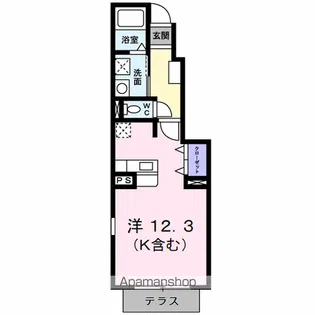 ジャン・アヴニール C棟【1階】の間取り