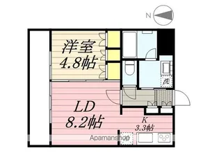 フレンシア高円寺【210号室】の間取り