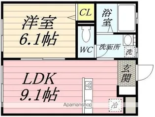 プエルタロホ【1階】の間取り