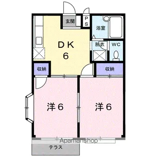 エルディムのぞみⅡ【1階】の間取り