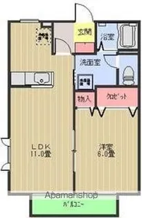 フォレストスクエア【203号室号室】の間取り