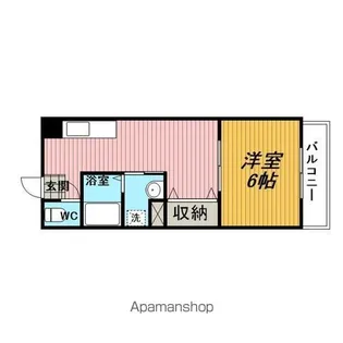 豊南ハイツ(豊南町西【303号室】の間取り