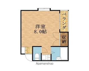 ロイヤルオークス滝井【306号室】の間取り