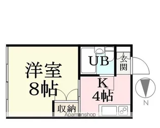 川西ハイツ【202号室】の間取り