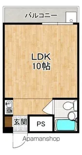 コーポ三和新大宮Ⅰ号館【4階】の間取り