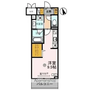 D-レジデンス椿・幸町【4階】の間取り