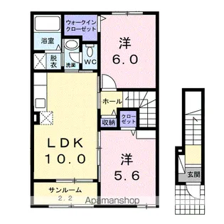 グレーシア【2階】の間取り
