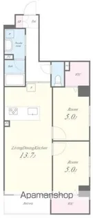 EAU・CLAIR 道灌山【4階】の間取り