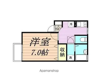 グランドゥール多賀城【208号室】の間取り