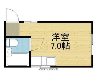 ハイツ夕陽丘【2階】の間取り