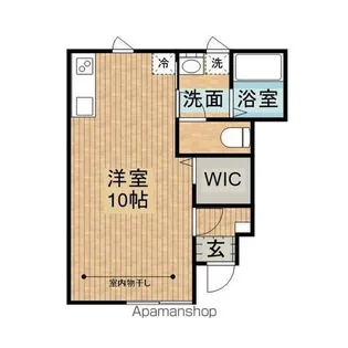 テゾーロ梨木C棟【103号室】の間取り