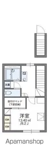 レオパレスストーリー浅沼【2階】の間取り