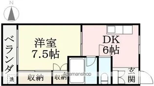 ウエストコーポラス【105号室】の間取り