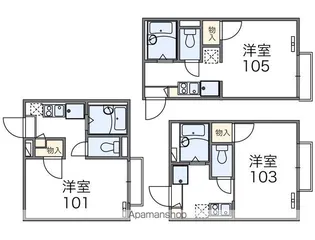 レオパレスR&S【2階】の間取り