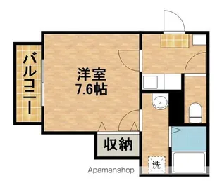 クレフラスト浅田町【2階】の間取り