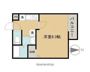 アークリード大津北【202号室】の間取り