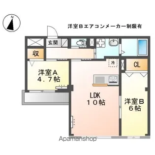 スイートビジョン【1階】の間取り