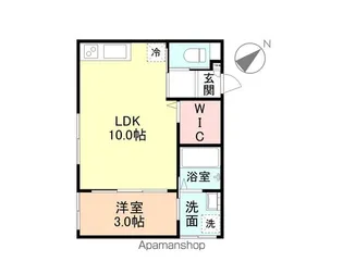 FELICE千成町【203号室】の間取り