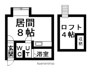 カサ・デ・フェリーチェ【2階】の間取り