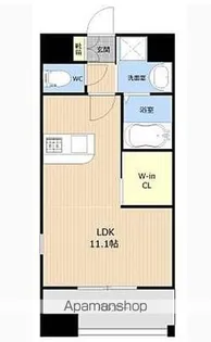 LIBTH南熊本【11階】の間取り