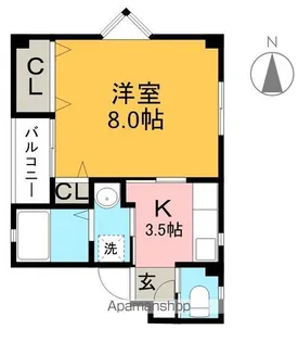 なの花ハウス【1階】の間取り
