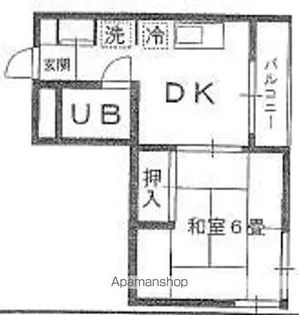 メゾン・ド・ブラン【302号室】の間取り