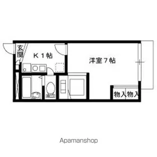 レオパレス岡本山手館【2階】の間取り
