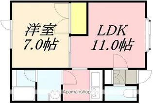 オレンジウッド【2階】の間取り