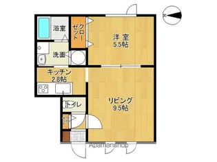 ポラリス【106号室】の間取り