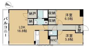 VILLAGE【2階】の間取り