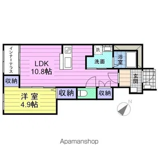 LUMIERE SK【101号室】の間取り