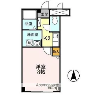 アポテカリー3951【3階】の間取り