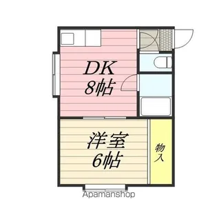 ウォーカーヒル【201号室】の間取り