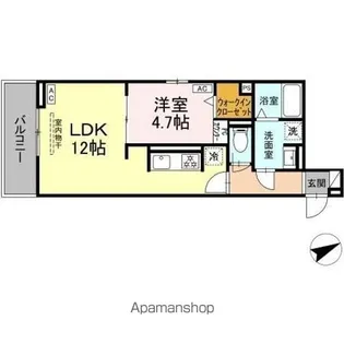 ルヴィータ村雲【2階】の間取り