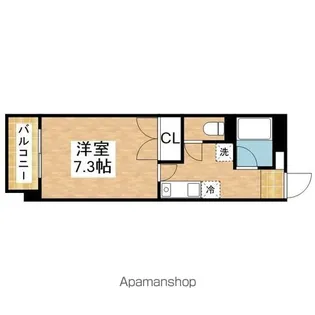 ラピアス吹上【604号室】の間取り