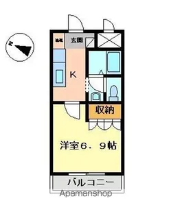 サン・ヴェルディ 東雲【2階】の間取り