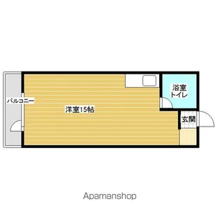 ウィングハイツB【105号室】の間取り