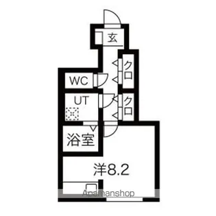 リアン【1階】の間取り