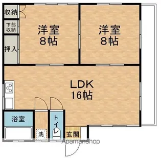 長野県安曇野市穂高有明【一戸建】の間取り