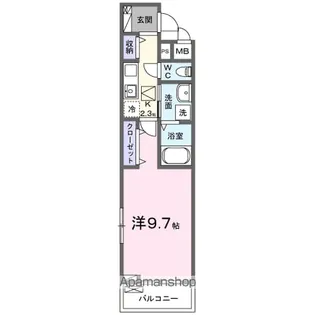 アルティザン【1階】の間取り
